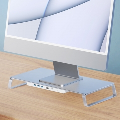 Monitor Stand with USB-C Docking Station